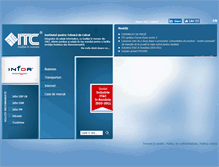 Tablet Screenshot of itc.ro