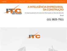 Tablet Screenshot of itc.etc.br
