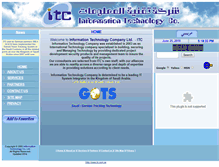 Tablet Screenshot of itc.com.sa