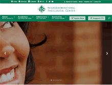 Tablet Screenshot of itc.edu